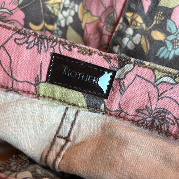 MOTHER | The Hustler Ankle | Cats and Dogs Floral | Sz 31 - Picture 2 of 10